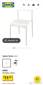Stolička biela - 3