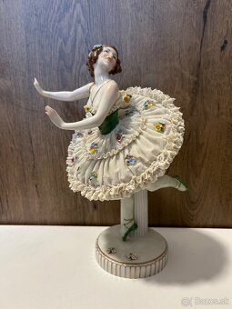 Baletka z čipkovaného porcelánu - 3