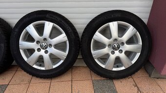Kolesá sada VW 5x112r16, 205/55r16. ZNÍŽENÁ CENA - 3