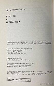 Saul Friedländer - Pius XII. a III. ríša - 3