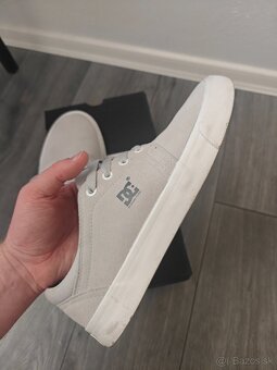 DC Shoes Trase TX veľ. 42 (27,5cm) kožené, biely mix - 3