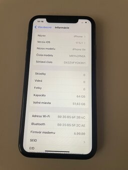 Krásny Iphone XR čiernej farby 64GB batéria 89 percent - 3