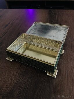 Stará plechová šperkovnica - 3