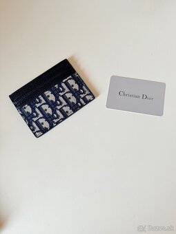 DIOR card holder tmavomodrý - 3
