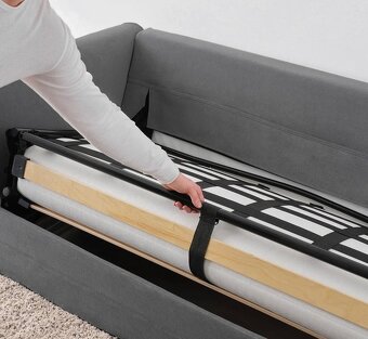 Sofa bed GRÖNLID od IKEA sivá - 3