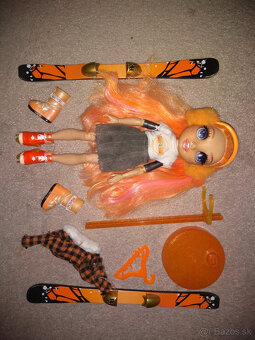 bábika rainbow high barbie lyže doplnky - 3