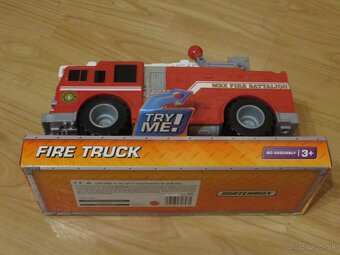 Hasičské auto - nehrané - dlhé 35 cm - 3