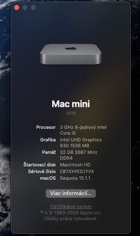 Mac mini i5 32GB Ram 256GB SSD - 3