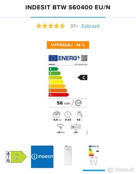 Práčka zn. Indesit - 3