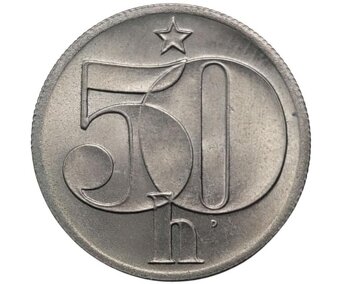 Predám vzácne mince 50 hal. 1980R, 1981R, ČSSR, UNC - 3