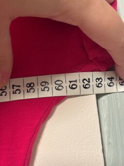 Ružové šaty krátke 4XL / 48-50 - 3