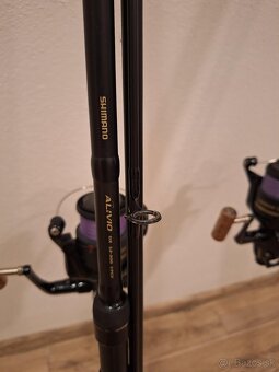 Kaprové prúty Shimano s navijakmi - 3