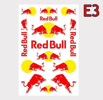 Nálepky, samolepky, Rockstar, Monster, GoPro, Red Bull... - 3
