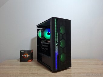 Herný pc 6jadro Ryzen 5 5500 3,60ghz/16GB/NVME/RX6600 8GB - 3