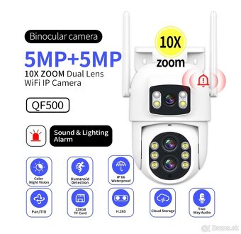 Wifi vonkajšia kamera 10MP, 10x zoom, Nová - 3