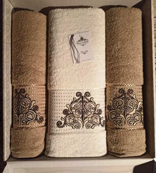 Sety uterákov v darčekovej krabici - nové - 3