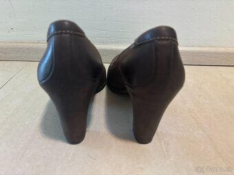 Kožené lodičky ECCO hnedé č. 40 - 3