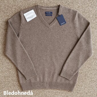 Vlnený sveter McNeal 100% jahňacia vlna Merino - Nový - 3