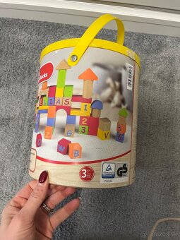 Playtive detska drevena stavebnica kocky - 3