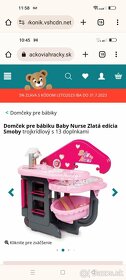 Baby nurse smoby + zdarma bábika - starostlivosť pre bábiku - 3