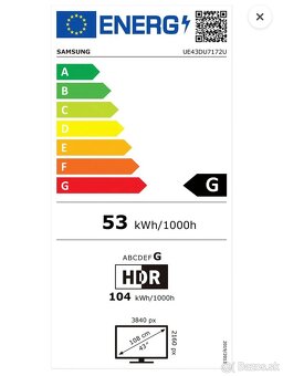 Úplne nový Smart TV 43" Samsung UE43DU7172 - 3