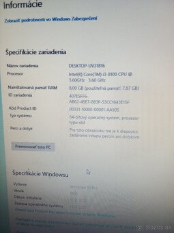Predám Stolny PC bez monitora a káblov - 3