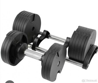 Nastavitelné činky, jednoručky 2 kusy 32kg - 3