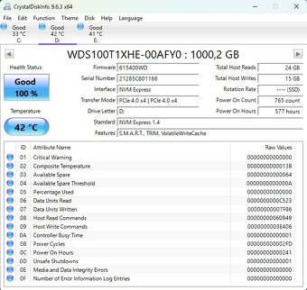 Western Digital Black SN850 1TB Heatsink, M.2 2280, NVMe - 3
