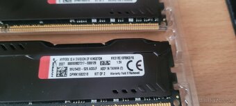 Predám pamäte 16GB (2x8) DDR3 Kingston HyperX FURY 1866 Mhz - 3