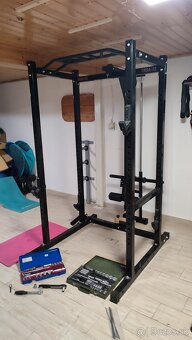 Klietka na drepy + vrchná a spodná kladka + land mile - 3