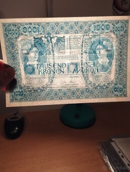 Predám bankovku 1000k 1902 v krásnom stave aUNC - 3