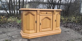 Rustikálna masivná komoda - 3