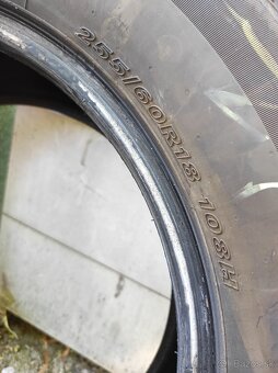 Predám 255/60 R18 Nexen Letné pneumatiky - 3