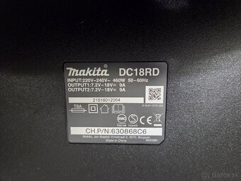 Makita dvojnabíjačka DC18RD - 3