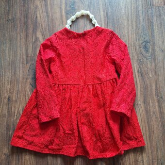 Dievčenské slávnostné šaty 110 - 3