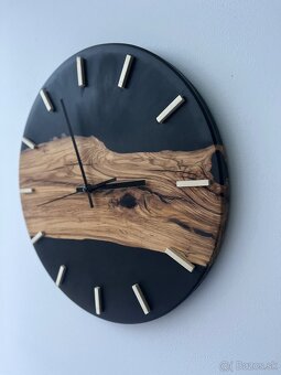 Olivové epoxidové hodiny - 3