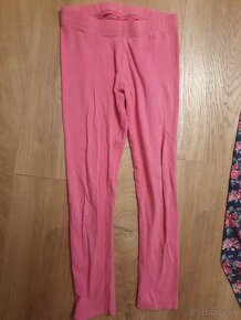 2x leginky +2x tuniky+Vesta+teplakove nohavice 122/128 - 3