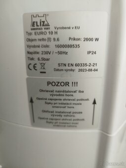 Ohrievač vody Eliz - 3