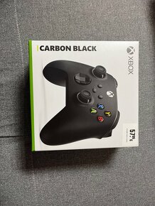 Xbox bezdrôtový ovládač Carbon Black - 3