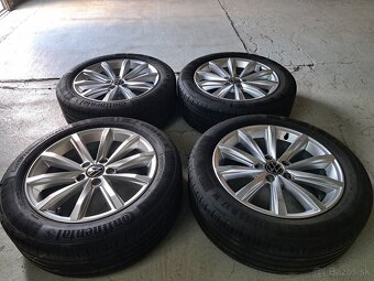 Predam Original elektrony Volkswagen 5X112 R17 a letne pneu - 3