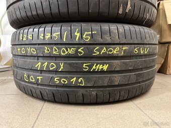 R20 275/45 Toyo Proxes Sport Suv 110Y XL 2x5mm DOT5019 - 3