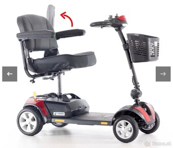 Elektrický skúter pre seniorov (použité len párkrát) - 3
