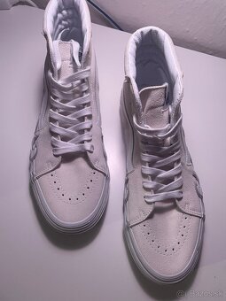 Vans Sk8-Hi Flame Biele / Krémové - 3