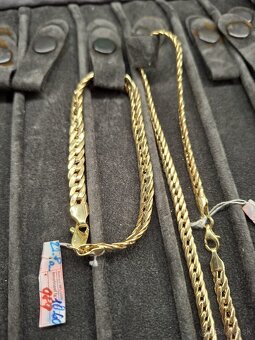 Elegantný NÁRAMOK 10.60 g,6.7 mm šírka,21.8cm dĺžka. ZLATO - 3