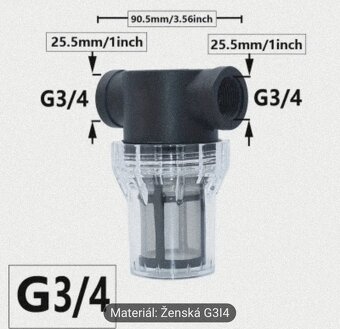 filter na IBC nádrž 3/4 col pripojenie - 3