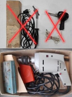 Strarožitná vŕtačka WEB + Black & Decker - 3