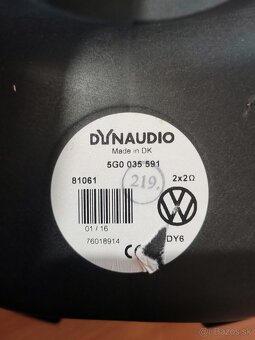 Subwoofer z VW golf 7 - 3