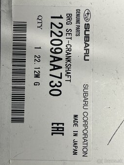 Subaru Outback hlavné klukove ložiská - 3