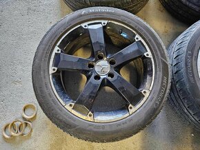 Hliníkové disky 5x112 + letné pneu 245/45r18 - 3