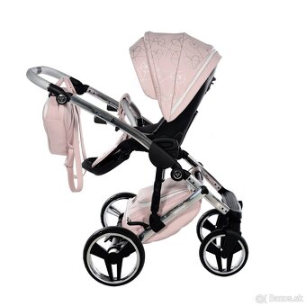 Kočík Junama Heart Pink Silver 2025 - 3